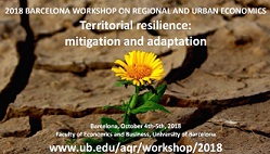 2018 Barcelona Workshop on Regional and Urban Economics – AQR-IREA: to be held in Barcelona on October 4th – 5th, 2018.