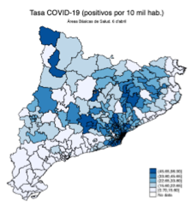La propagación del COVID y su distribución geográfica en áreas pequeñas. Un análisis para Cataluña (II) Condiciones meteorológicas y ambientales