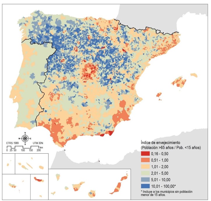 Los problemas demográficos de los espacios rurales en España