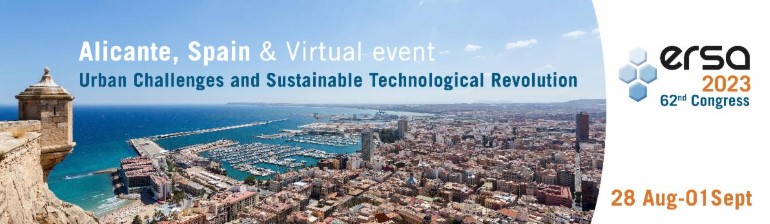 62º Congreso ERSA: «Urban Challenges and Sustainable Technological Revolution»