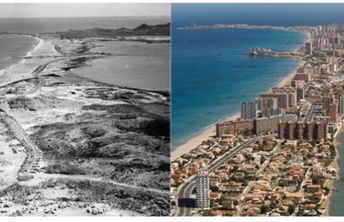 La Manga del Mar Menor (Murcia, España), la radical transformación urbano-turística de un espacio litoral