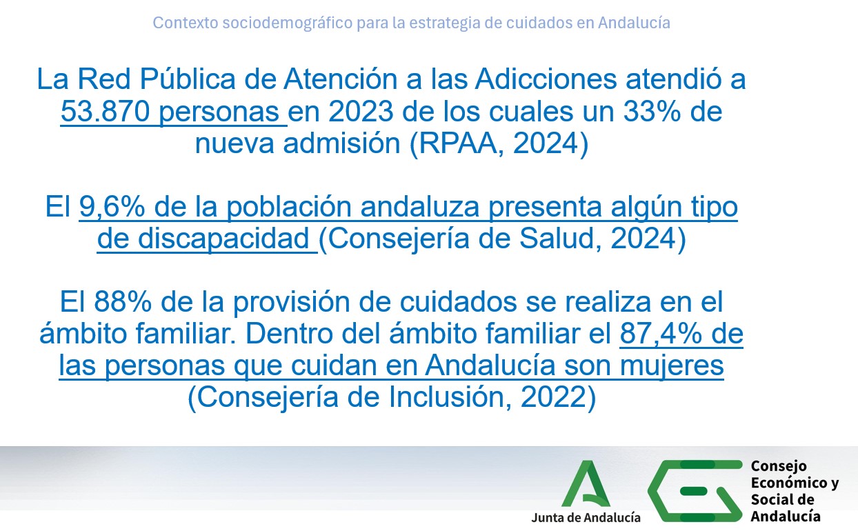 La sostenibilidad de la estrategia de cuidados. Una aproximación socio demográfica en Andalucía