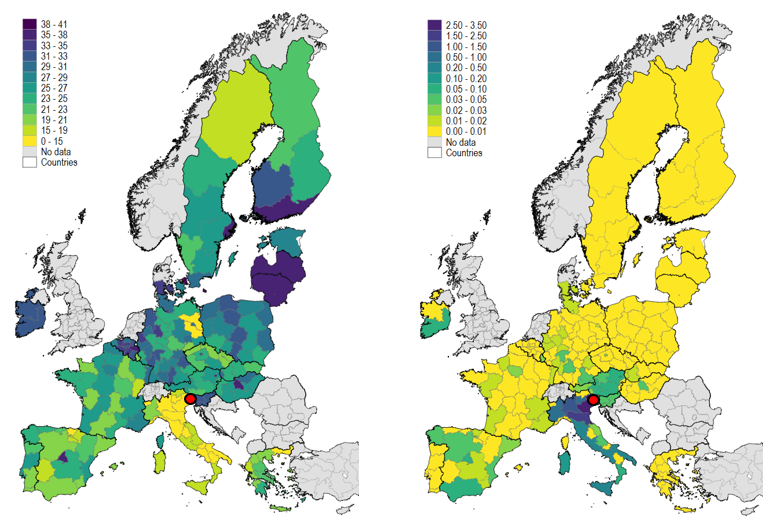 Las capacidades complementarias de las regiones europeas en las cadenas globales de valor