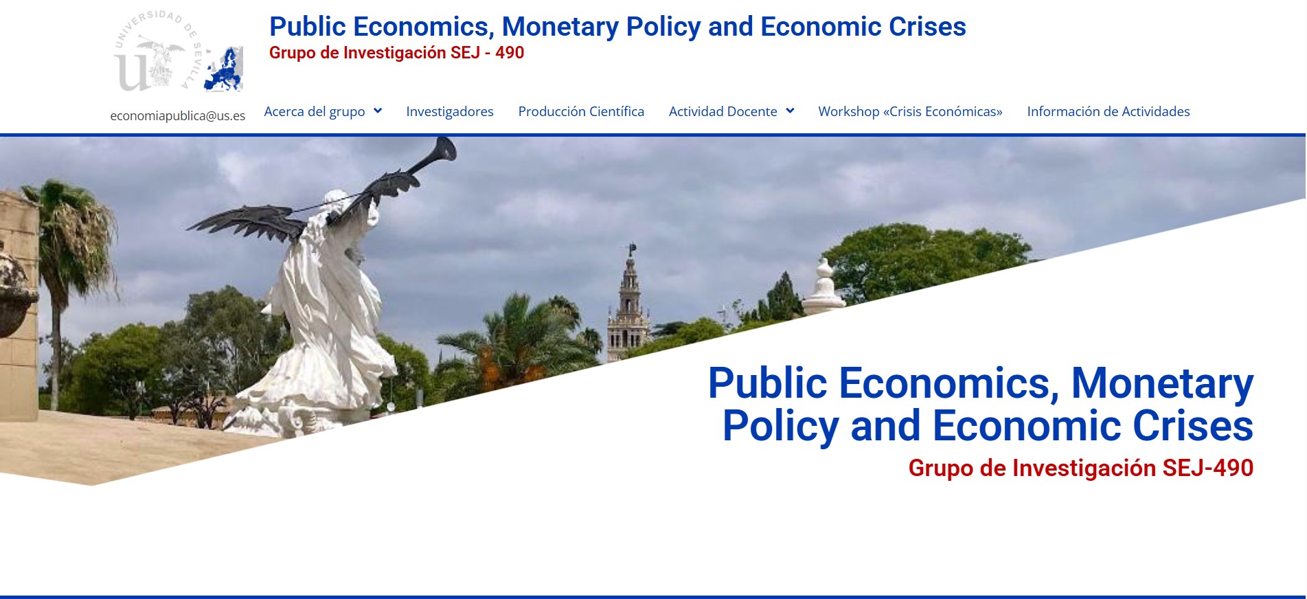 I WORKSHOP SOBRE “CRISIS ECONÓMICAS” – Sevilla, 8 de octubre de 2025