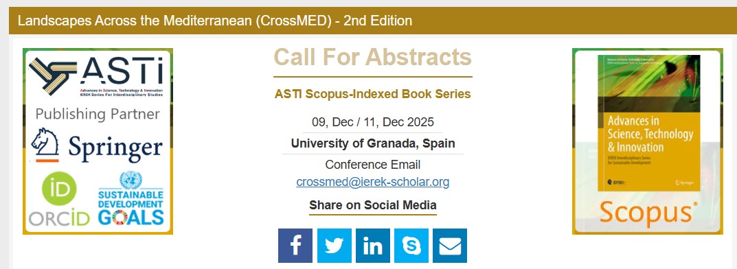 Llamada a los resúmenes del congreso CrossMED 2025 (9 al 11 de diciembre de 2025) – Facultad de CC. Económicas y Empresariales de la Universidad de Granada