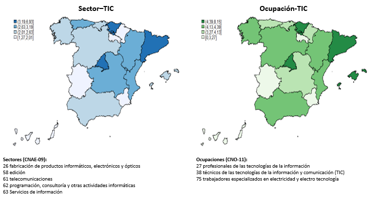 El mapa regional del empleo TIC en España: quién lidera y quién se queda atrás