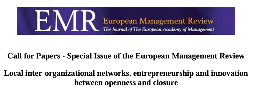 Call for Papers – Special Issue European Management Review