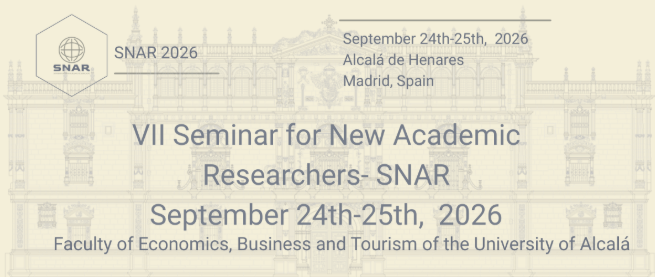 Information about: VII Seminar for New Academic Researchers (SNAR) 2026 – University of Alcalá – 24-25 September 2026